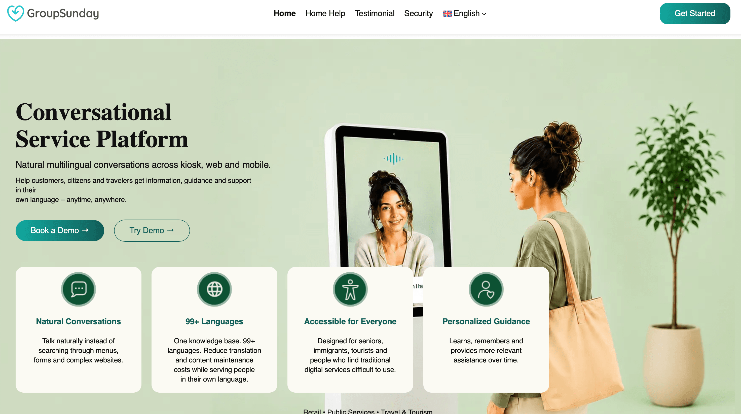 GroupSunday product screenshot